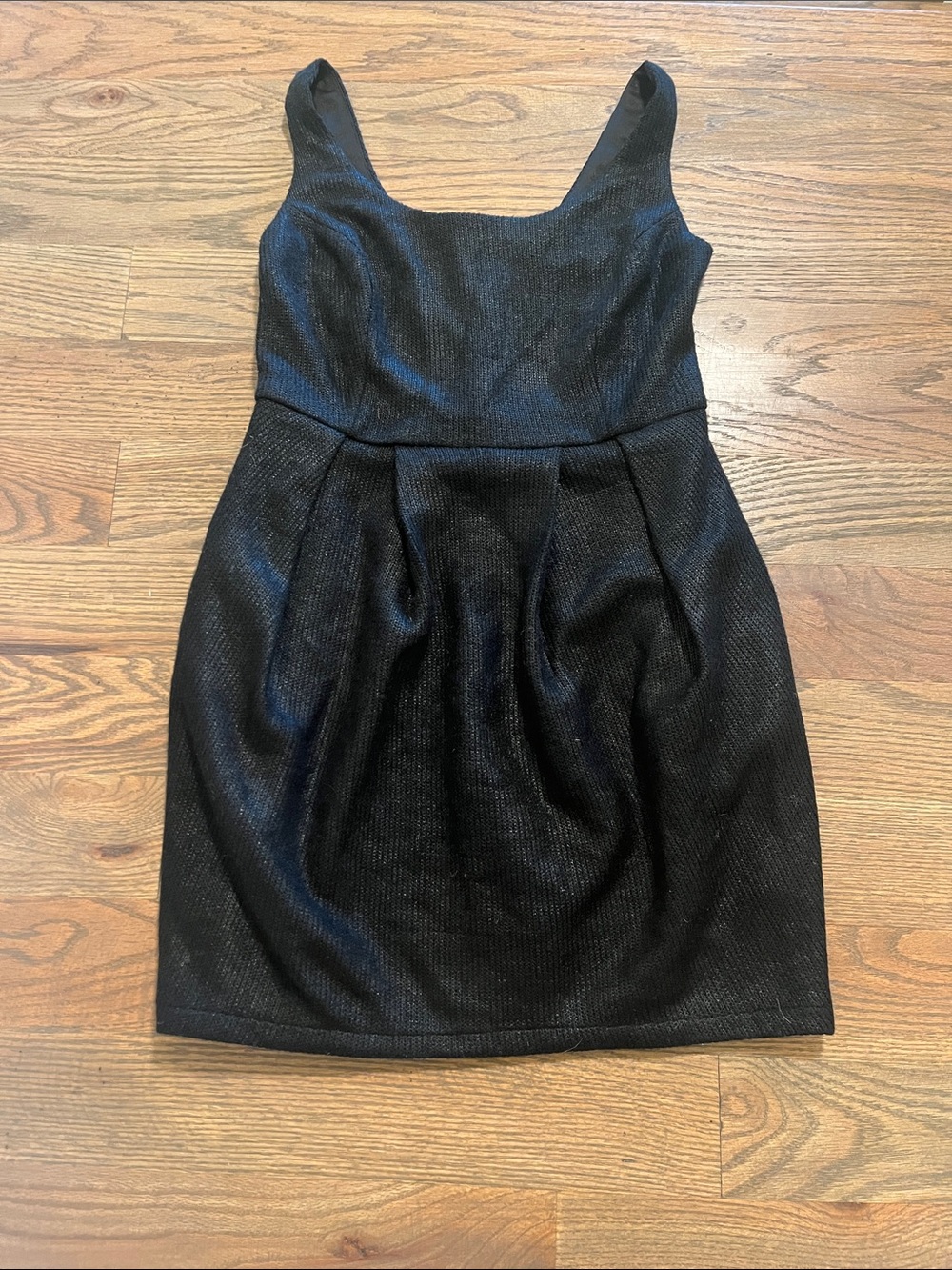 Metallic wool mini dress size Small